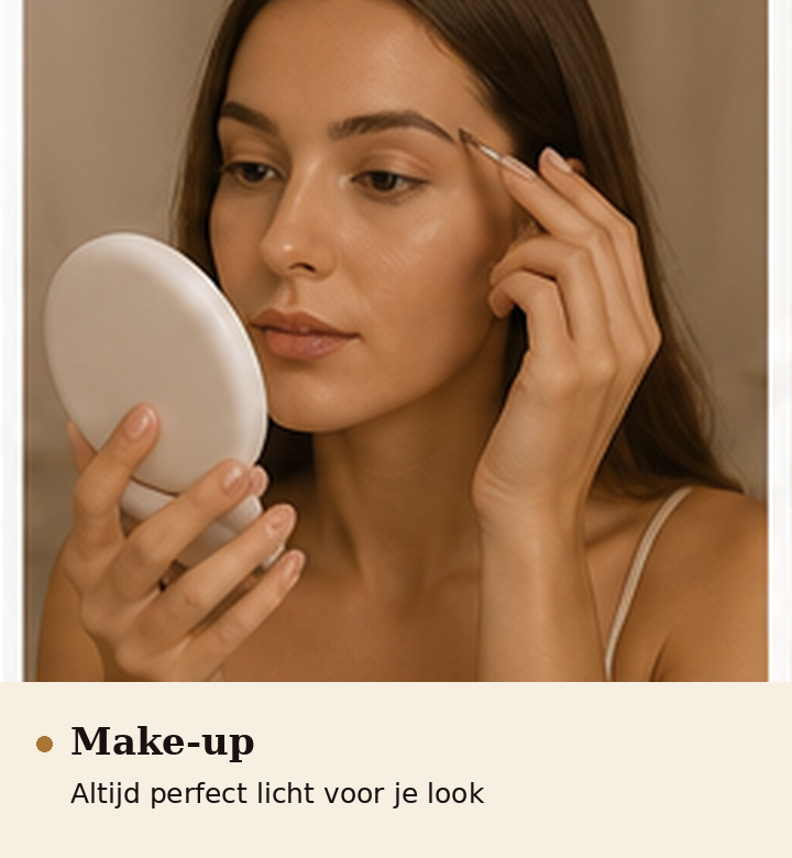 Gebruik tijdens make-up